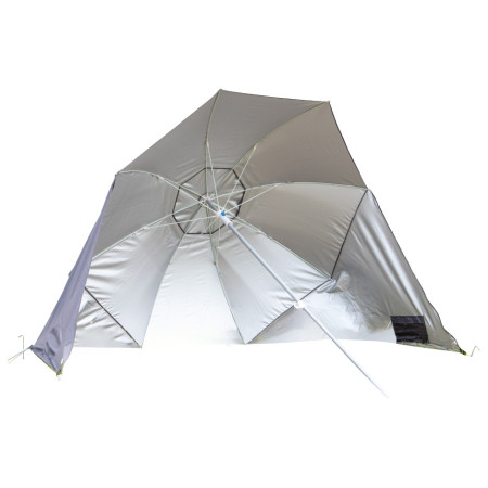 Sonnenschirm Bo-Camp Beach parasol with sidewalls grau Grey