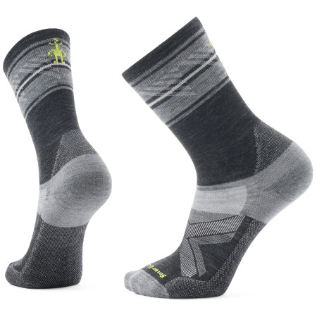 Fahrradsocken Smartwool Bike Targeted Cushion Cold Weather Crew schwarz/grau charcoal