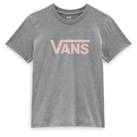 Damen-T-Shirt Vans Wm Drop V Ss Crew-B grau/rosa Grey Heather