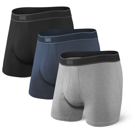 Boxershorts Saxx Daytripper Boxer Brief Fly 3Pk blau/grau black/grey/navy