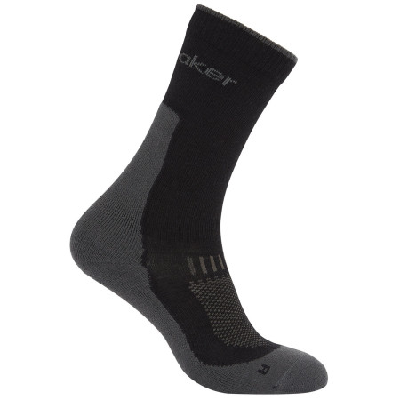 Herrensocken Icebreaker M Mer Hike+ Light Crew schwarz BLACK/OBSIDIAN