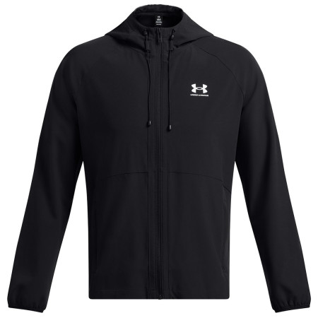 Herrenjacke Under Armour Vibe Woven Jacket schwarz Black/White