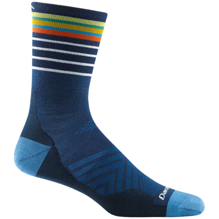 Herrensocken Darn Tough Stride Micro Crew Ultra-Lightweight blau eclipse