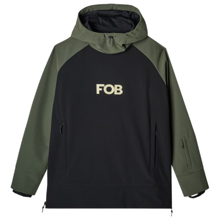 Herren Softshell-Jacke 4F Softshell Jacket M255 schwarz/grün DEEP BLACK