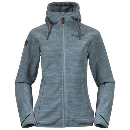 Damen-Sweatshirt Bergans Hareid Fleece W Jacket blau Orion Blue