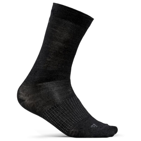 Herrensocken Craft 2-Pack Wool Liner schwarz Black