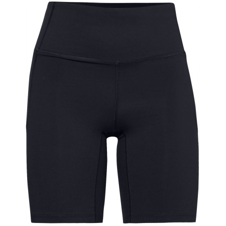 Damenshorts Under Armour Meridian Bike Short schwarz Black / / Metallic Silver