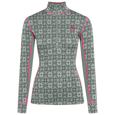 Damen Funktions-Sweatshirt Kari Traa Rose Half Zip Baselayer Top