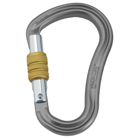 Karabiner Rock Empire Carabiner HMS Magnum Screw grau Grey