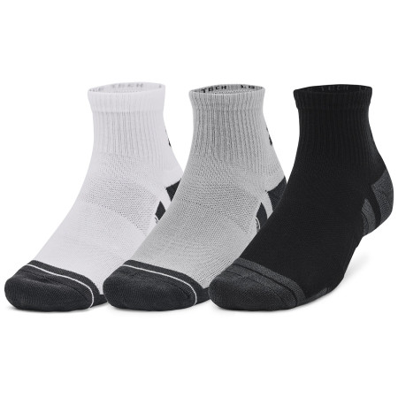 Socken-Set Under Armour Performance Tech 3pk Qtr grau Mod Gray / White / Jet Gray