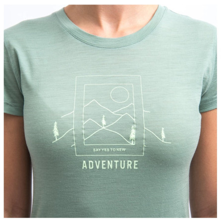 Damen-Funktionsshirt Sensor Marino Air Say Yes kurzärmelig