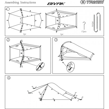Wanderzelt Trimm Bivak-D