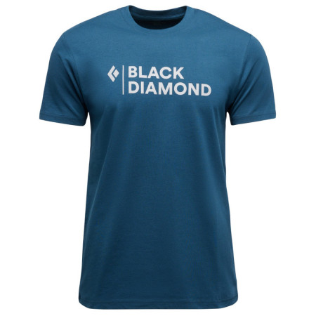 Herren-T-Shirt Black Diamond M Mini Stacked Ss Tee blau Indigo (4013)