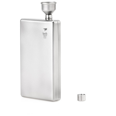Flachmann Keith Titanium Titanium Jug 200 ml silber