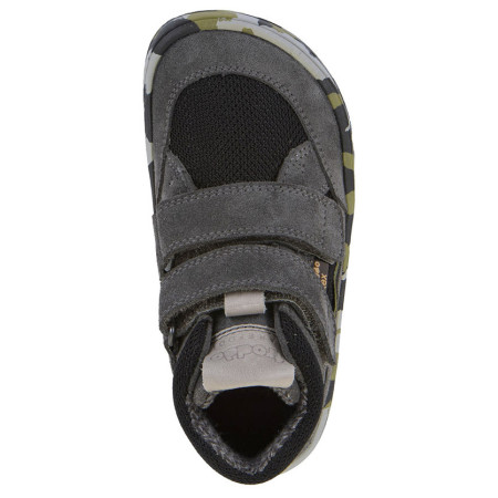 Kinder-Barfußschuhe für das ganze Jahr Frodo Barefoot Tex Fun Autumn Grey/Black