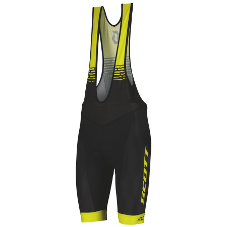 Herren-Radhose Scott Bibshorts M's RC Team ++ schwarz/gelb black/sulphur yellow