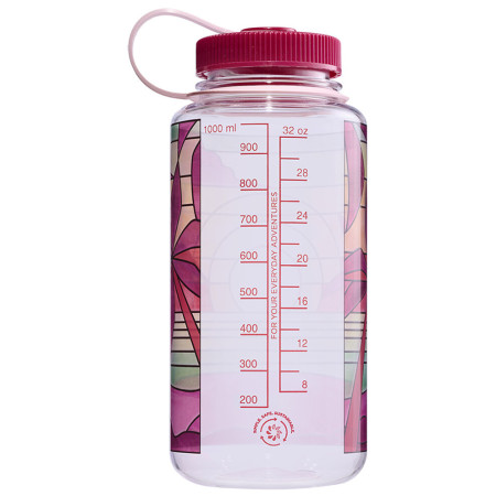 Flasche Nalgene Wide Mouth 1l Clear Stained Glass