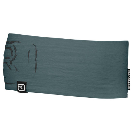 Stirnband Ortovox 120 Tec Logo Headband grau dark arctic grey