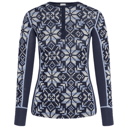Damen-Funktionsshirt Kari Traa Else Long Sleeve Baselayer dunkelblau ROY