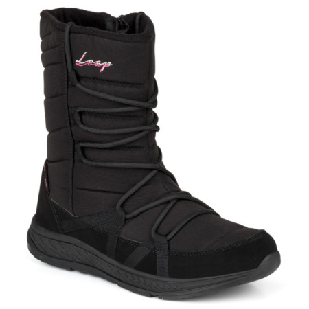 Damen-Winterschuhe Loap Altena schwarz Black/Mongnet
