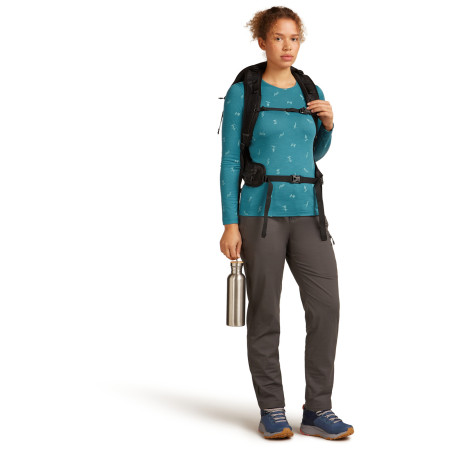 Damen-Funktionsshirt Icebreaker Women Merino 200 Oasis LS Crewe Snow Day