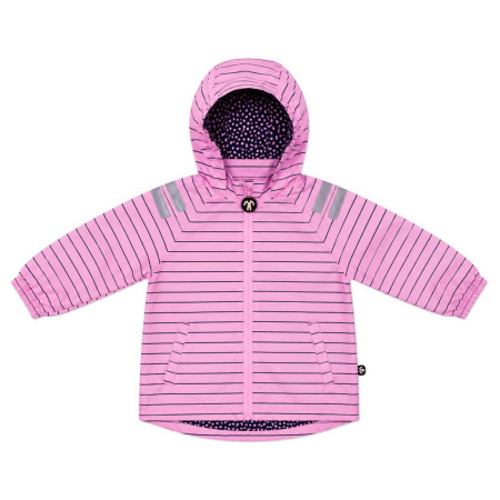 Kinderjacke DucKsday Rainjacket Em rosa Pink/Green