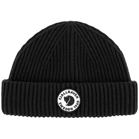Wintermütze Fjällräven 1960 Lite Logo Hat schwarz Black