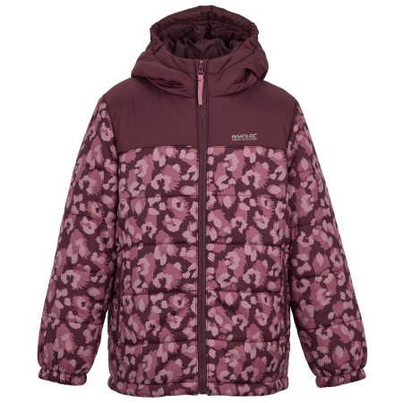 Kinder Winterjacke Regatta Lofthouse Fig/Violet Leopard rosa/lila Fig/Violet Leopard