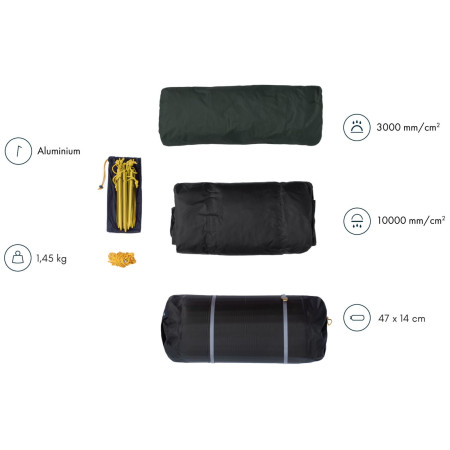 Ultraleichtes Zelt Warg Lightrek 2