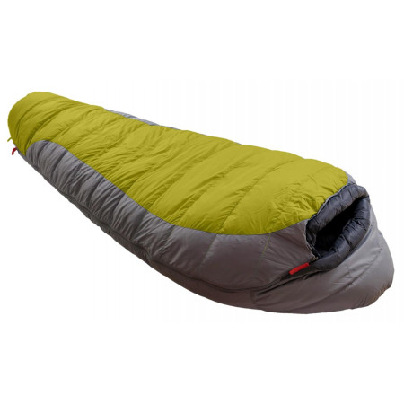 Daunenschlafsack Warmpeace Viking 1200 180 cm wide (2019) grün/grau Hay/Steelgrey/Black