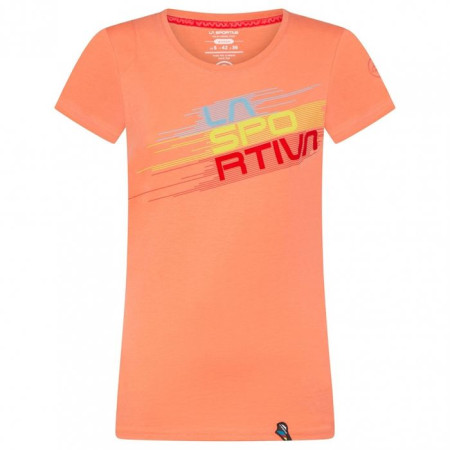 Damen-T-Shirt La Sportiva Stripe Evo T-Shirt W orange Flamingo