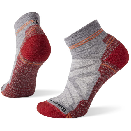 Damensocken Smartwool W Performance Hike Light Cushion Ankle grau/rot LightGray