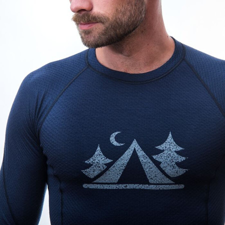 Herren-T-Shirt Sensor Merino Df Camp