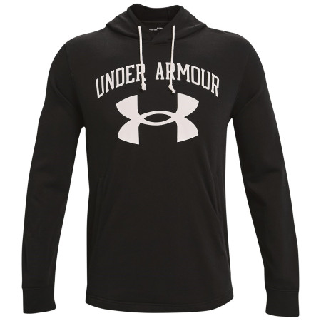 Herren-Sweatshirt Under Armour Rival Terry Big Logo HD schwarz Black//OnyxWhite