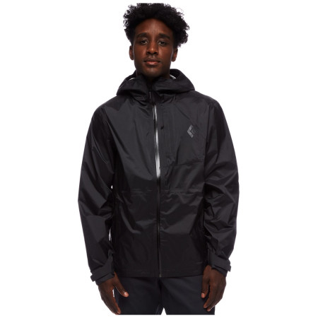Herrenjacke Black Diamond Treeline Rain Shell schwarz black