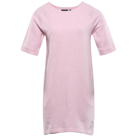 Damenkleid Alpine Pro Moleda hellrosa roseate spoonbill
