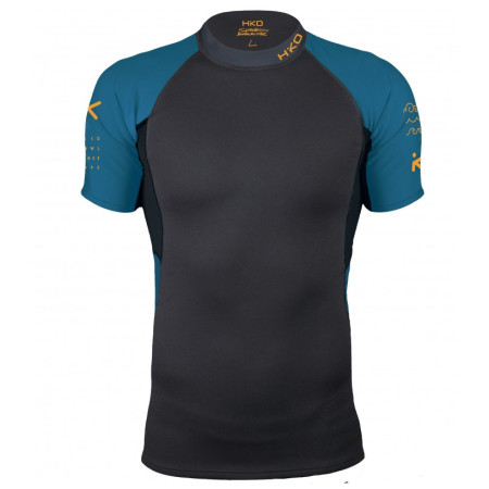 Herren-Funktionsshirt Hiko Symbio e.S/S Top schwarz/blau