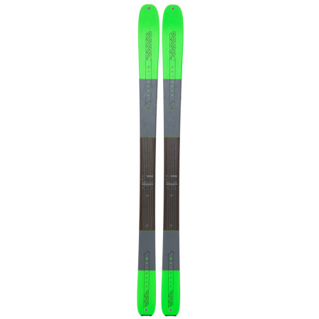 Skialp-Ski K2 Wayback 89 grün/braun Design