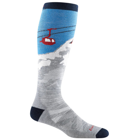 Herren Kniestrümpfe Darn Tough Heady Yeti Otc grau gray