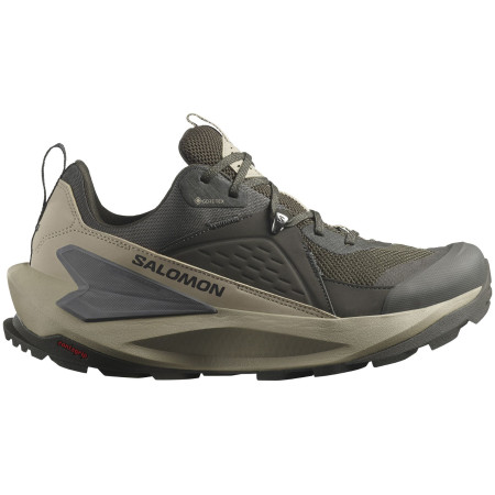 Herrenschuhe Salomon Elixir Gore-Tex dunkelgrün Peat / Vintage Khaki / Castlerock