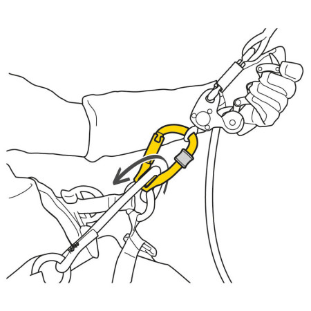 Umlenkrolle Petzl Rollclip Z Screw-Lock