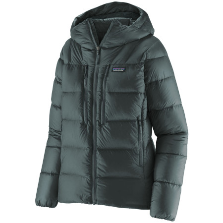 Damen Daunenjacke Patagonia Fitz Roy Down Hoody grün Nouveau Green