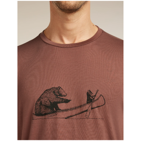 Herren-Funktionsshirt Icebreaker Merino Blend Core SS Tee Canoe Companions