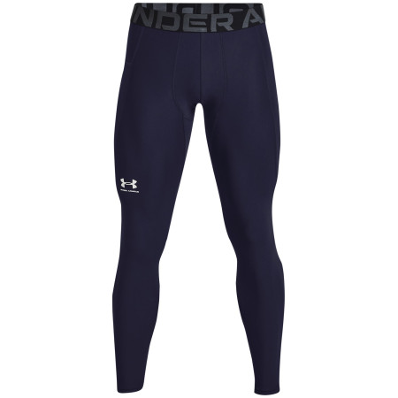 Herreunterhose Under Armour HG Armour Leggings dunkelblau Midnight Navy / / White