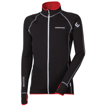 Herren-Sweatshirt Progress TS Torez II 17BA schwarz Black/Red/White