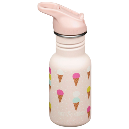 Kindertrinkflasche Klean Kanteen Kid Classic Narrow 12oz (w/Flip Seal Sport Cap) rosa ice cream