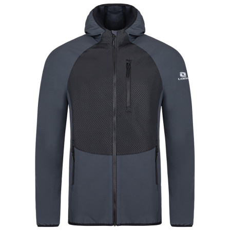 Herren Softshell-Jacke Loap Urcael grau Ombre Blue/Black
