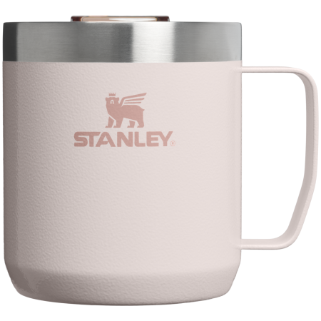 Thermotasse Stanley Stay-Hot Camp Mug 350 ml rosa Hammertone Rose Quartz