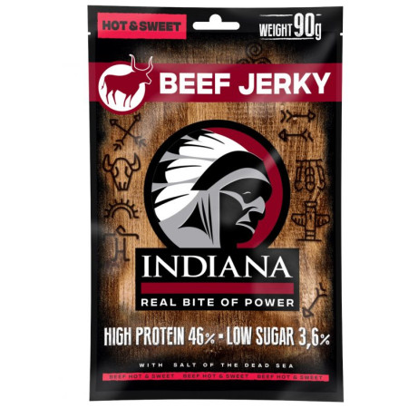 Trockenfleisch Indiana Jerky Beef Hot & Sweet 90g