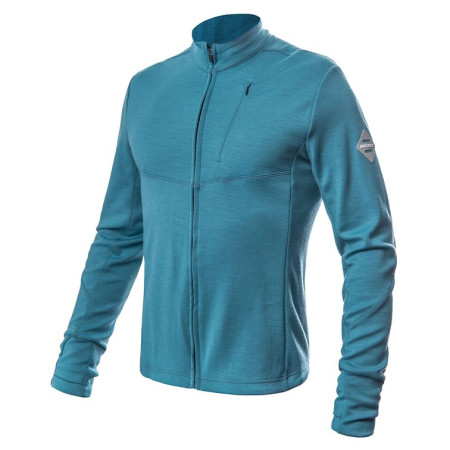 Herren-Sweatshirt Sensor Merino Upper hellblau mint blue